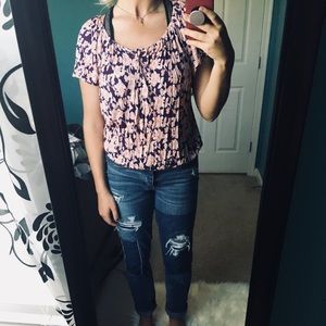 floral shirt